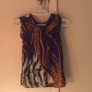 Turtle neck pattern blouse from Dubai